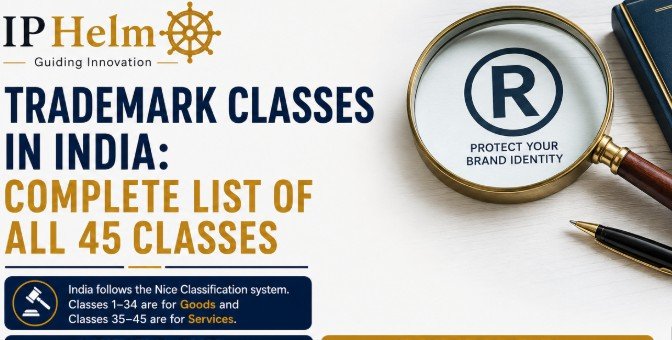 Trademark Classes in India